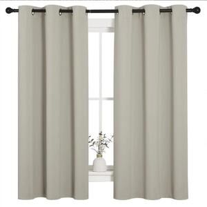 BLACKOUT CURTAINS PR.-52X63-BEIGE